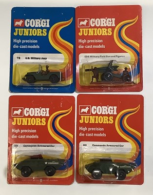 Lot 56 - CORGI Juniors mid 1970's regular backing cards...