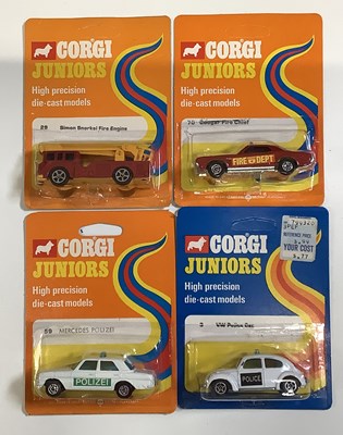 Lot 59 - CORGI Juniors mid 1970's regular backing cards...