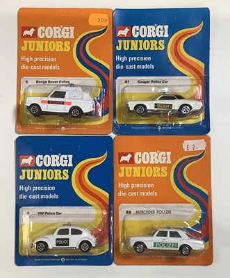 Lot 60 - CORGI Juniors mid 1970's regular backing cards...