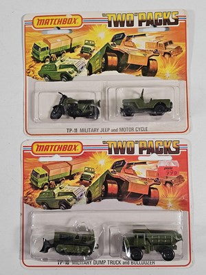 Lot 61 - MATCHBOX mid 1970's 'Two' packs, comprising of...