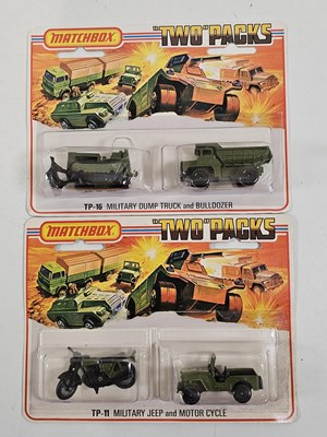 Lot 63 - MATCHBOX mid 1970's 'Two' packs, comprising of...