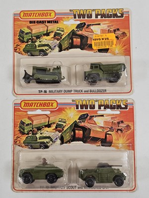 Lot 64 - MATCHBOX mid 1970's 'Two' packs, comprising of...