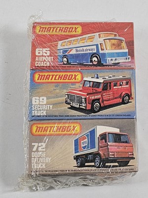 Lot 130 - MATCHBOX Superfast shop/trade pack of 3 shrink...