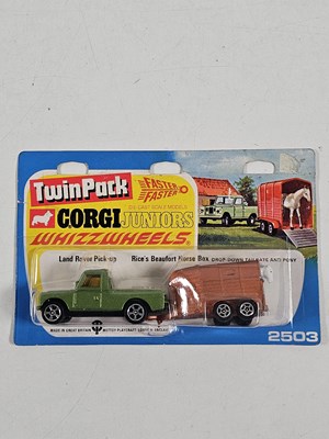 Lot 133 - CORGI Juniors twin pack, on original...