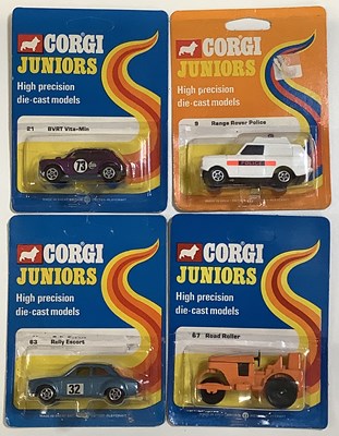 Lot 193 - CORGI Juniors mid 1970's regular backing cards...
