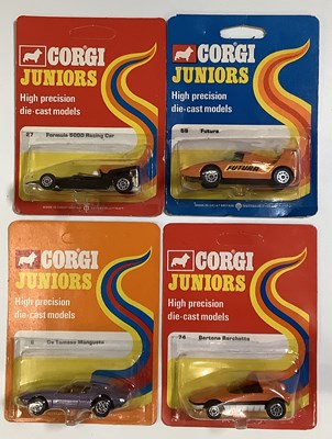 Lot 194 - CORGI Juniors mid 1970's regular backing cards...