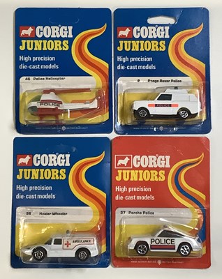 Lot 195 - CORGI Juniors mid 1970's regular backing cards...