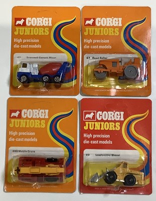 Lot 198 - CORGI Juniors mid 1970's regular backing cards...