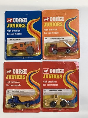 Lot 199 - CORGI Juniors mid 1970's regular backing cards...