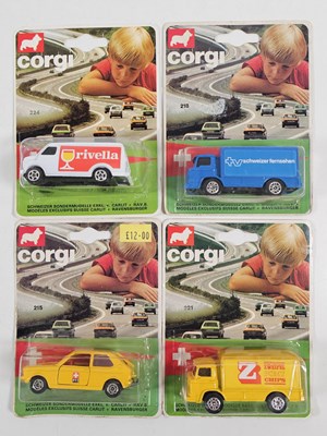 Lot 206 - Mid 1980's CORGI Juniors Swiss issue vehicles...
