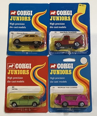 Lot 208 - CORGI Juniors mid 1970's regular backing cards...