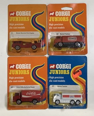 Lot 211 - CORGI Juniors mid 1970's regular backing cards...