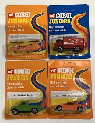 Lot 214 - CORGI Juniors mid 1970's regular backing cards...