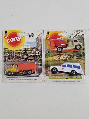 Lot 223 - Mid 1980's CORGI Juniors on picture cards, 1...