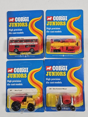 Lot 245 - CORGI Juniors mid 1970's regular backing cards...