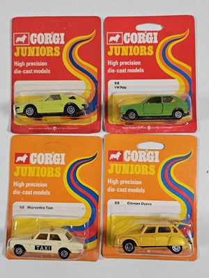 Lot 246 - CORGI Juniors mid 1970's regular backing cards...