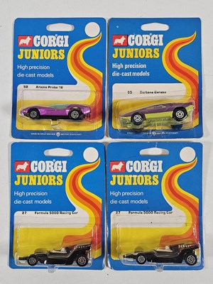 Lot 249 - CORGI Juniors mid 1970's regular backing cards...