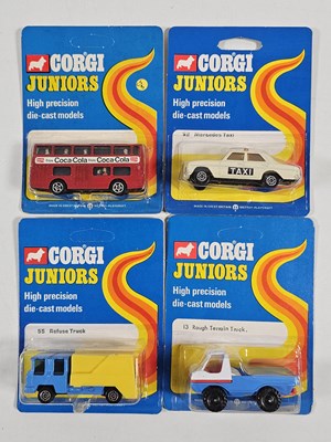 Lot 250 - CORGI Juniors mid 1970's regular backing cards...