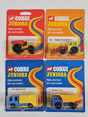 Lot 251 - CORGI Juniors mid 1970's regular backing cards...