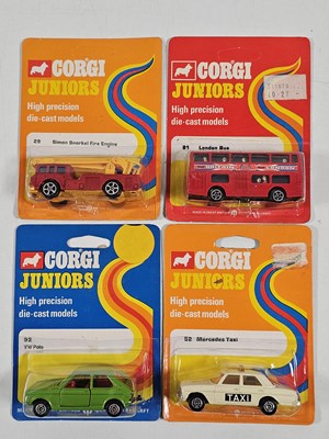 Lot 253 - CORGI Juniors mid 1970's regular backing cards...