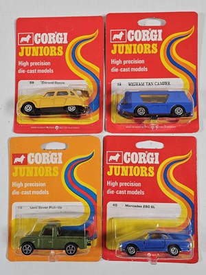 Lot 254 - CORGI Juniors mid 1970's regular backing cards...