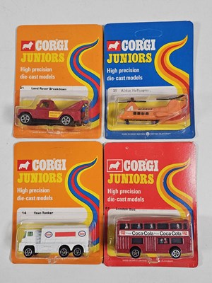 Lot 255 - CORGI Juniors mid 1970's regular backing cards...