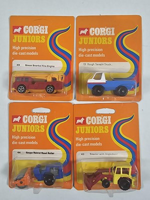 Lot 258 - CORGI Juniors mid 1970's regular backing cards...