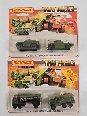 Lot 266 - MATCHBOX mid 1970's 'Two' packs, comprising of...