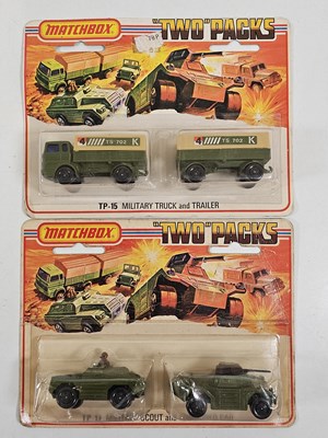 Lot 267 - MATCHBOX mid 1970's 'Two' packs, comprising of...