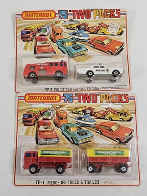 Lot 270 - MATCHBOX mid 1970's 'Two' packs, comprising of...