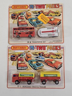Lot 271 - MATCHBOX mid 1970's 'Two' packs, comprising of...