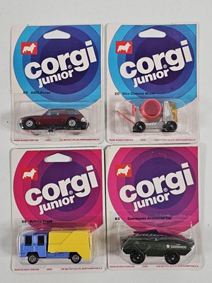 Lot 278 - Late 1970's CORGI Juniors on single card backs...