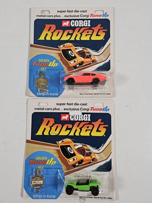 Lot 286 - A pair of CORGI Rockets sealed on original...