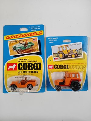 Lot 305 - A pair of CORGI Juniors one on original...