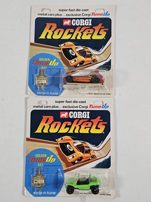 Lot 382 - A pair of CORGI Rockets sealed on original...