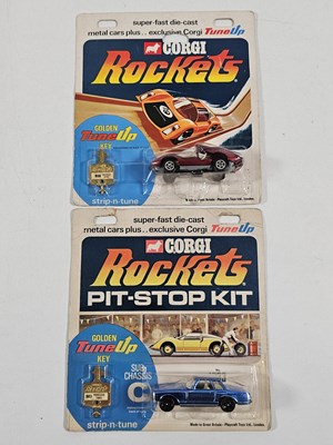 Lot 385 - A pair of CORGI Rockets sealed on original...