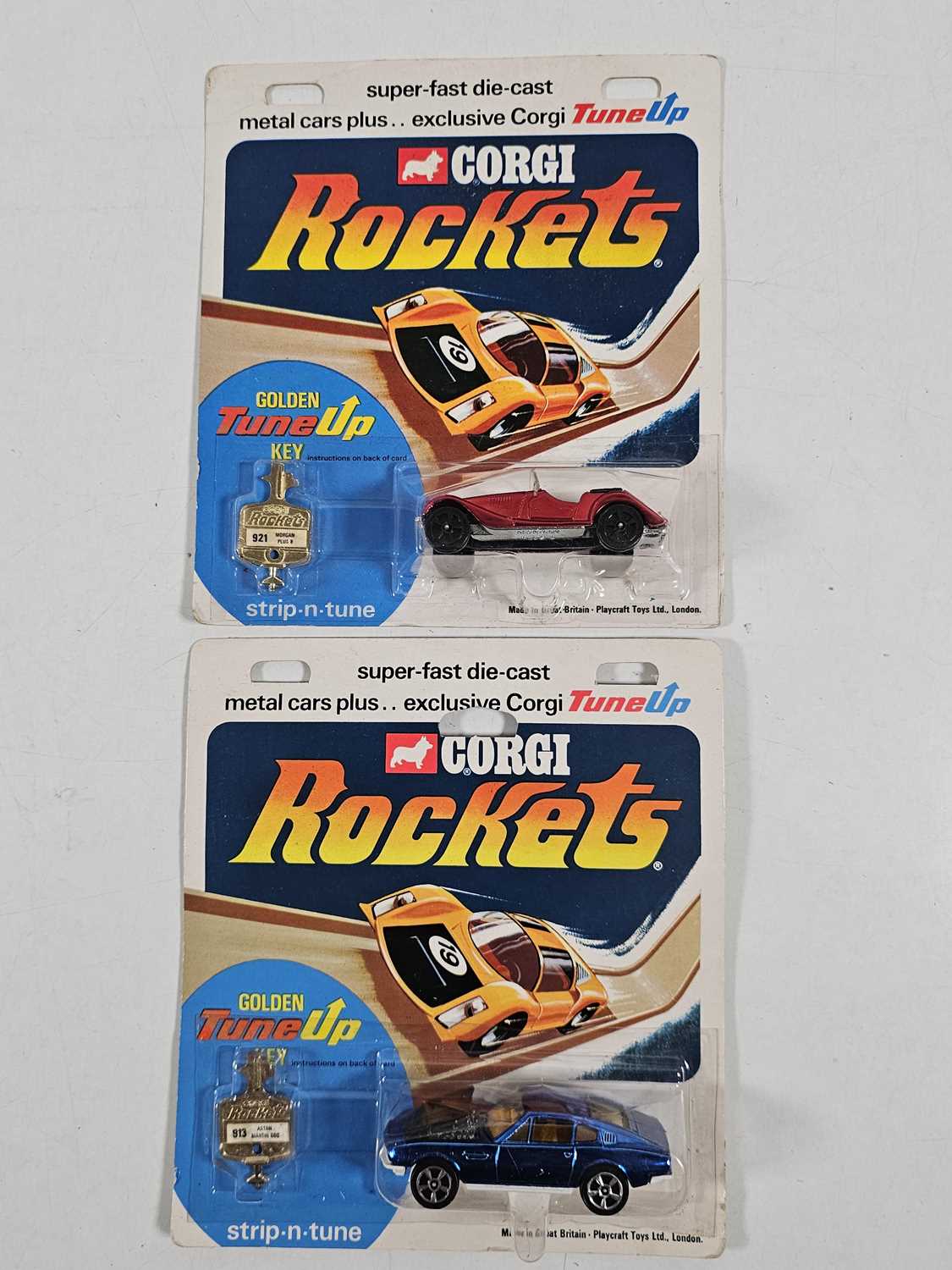 Lot 386 - A pair of CORGI Rockets sealed on original