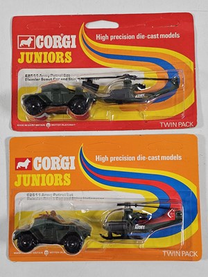 Lot 418 - A pair of 1970's, CORGI Juniors twin packs on...