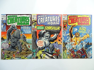 Lot 103 - WHERE CREATURES ROAM # 3, 5, 6 (Group of 3) -...