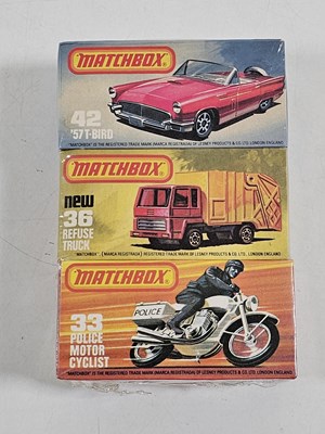Lot 447 - MATCHBOX Superfast shop/trade pack of 3 shrink...