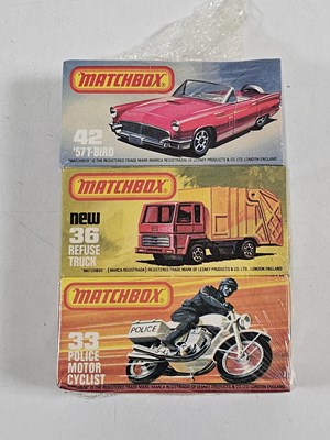 Lot 448 - MATCHBOX Superfast shop/trade pack of 3 shrink...