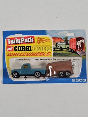Lot 456 - CORGI Juniors twin pack, on original...
