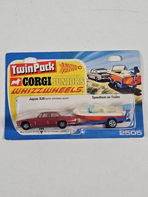 Lot 457 - CORGI Juniors twin pack, on original...