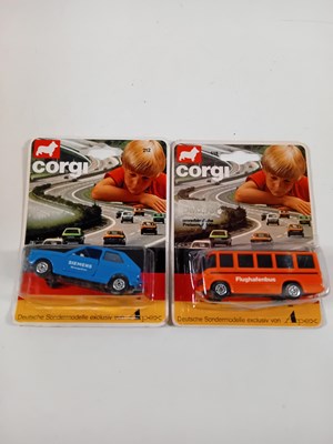 Lot 461 - A pair of CORGI Juniors, German issue, limited...