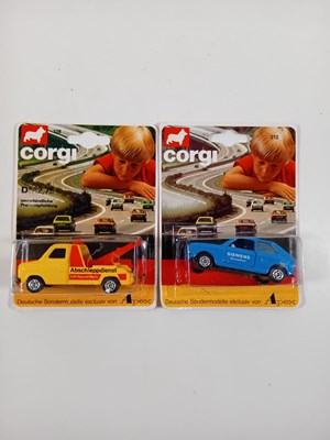 Lot 462 - A pair of CORGI Juniors, German issue, limited...