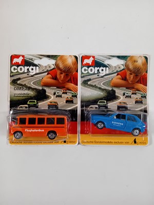Lot 463 - A pair of CORGI Juniors, German issue, limited...