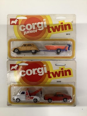 Lot 490 - A pair of mid 1970's CORGI Juniors twin packs...