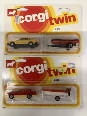 Lot 491 - A pair of mid 1970's CORGI Juniors twin packs...