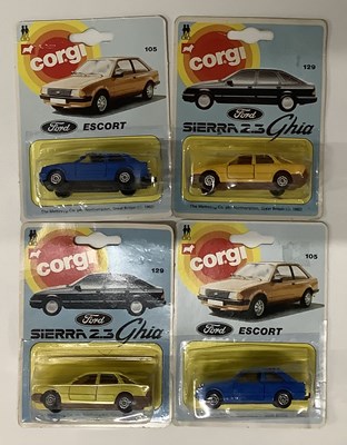Lot 499 - CORGI Juniors 2x #105 Ford Escorts with 2x...