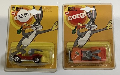 Lot 532 - A pair of CORGI Juniors #84 Bugs Bunny (2) -...